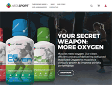 Tablet Screenshot of poweredbyoxygen.com